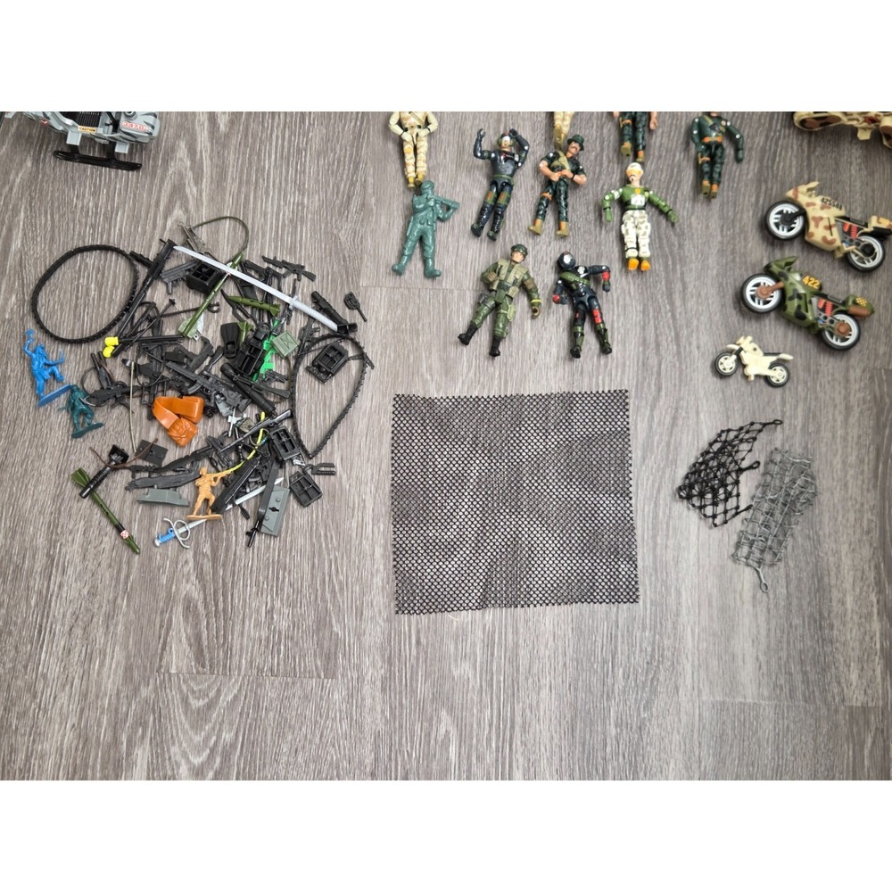 Lanard The Corps - Random Lot - GI Joe Figurines- Tank - Vehicles Vintage 1990's - Picture 8 of 13